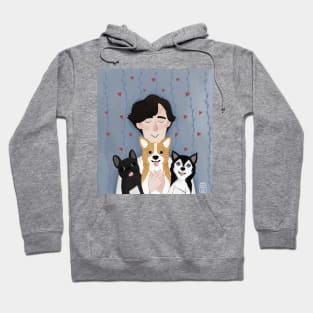 Sherlock in Dog Therapy Hoodie